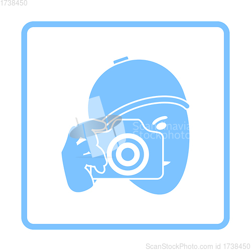 Image of Detective With Camera Icon