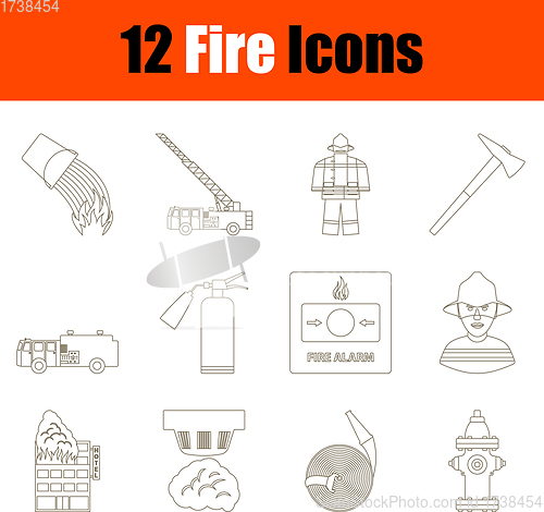 Image of Fire Icon Set
