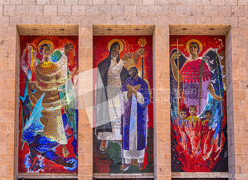 Image of Interior of Debre Libanos, monastery in Ethiopia