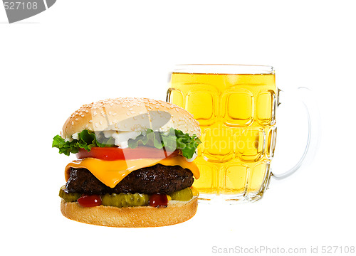 Image of A Beer and a Burger