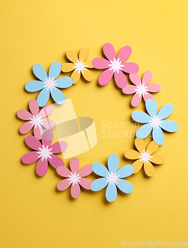 Image of beautiful flower shaped decor