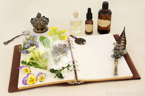 Image of Traditional Preparation of Homeopathic Herbal Medicine 