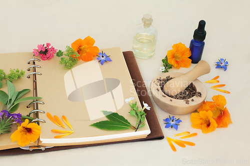 Image of Flowers and Herbs for Naturopathic Medicinal Treatments