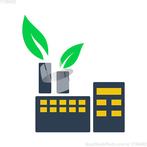 Image of Ecological Industrial Plant Icon