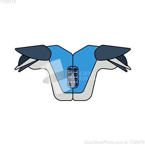 Image of American Football Chest Protection Icon