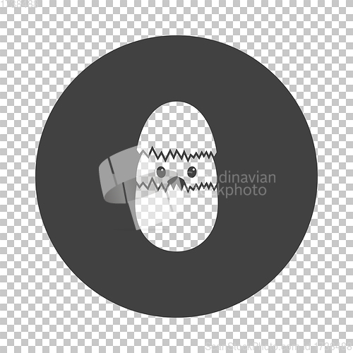 Image of Easter Chicken In Egg Icon