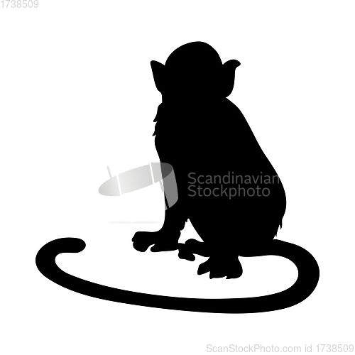 Image of Squirrel Monkey Silhouette