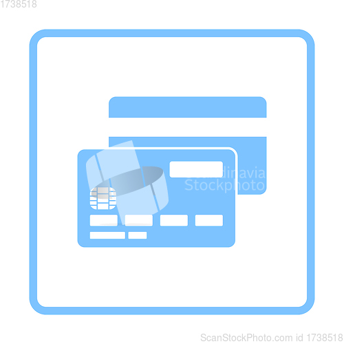 Image of Front And Back Side Of Credit Card Icon