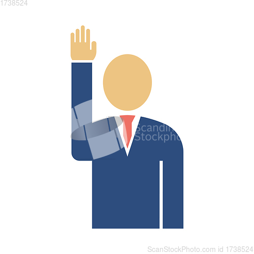 Image of Voting Man Icon