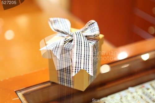 Image of gift box at store