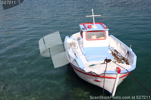 Image of moored boat