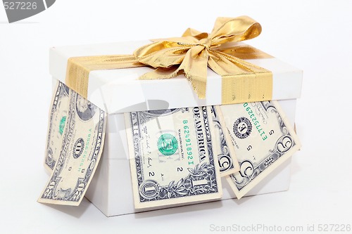 Image of white gift expensive