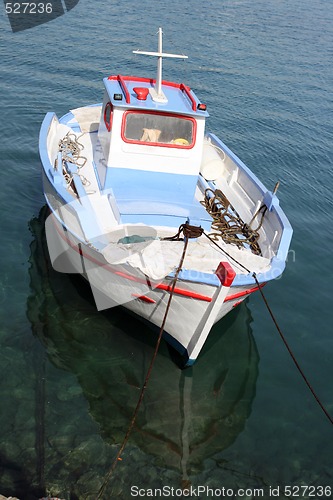 Image of floating boat