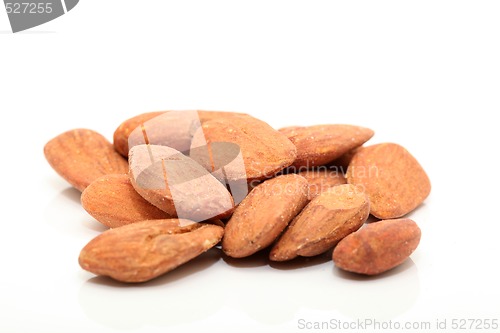 Image of almond with copyspace
