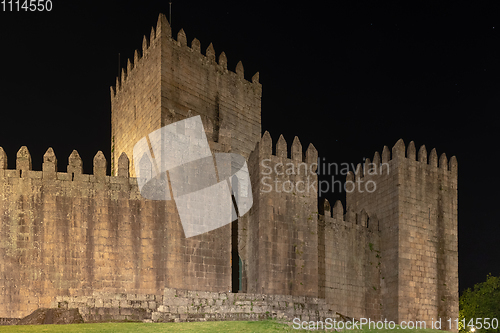 Image of Night view of Castle of Guimaraes