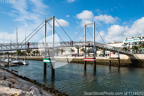 Image of Lift bridge at Lagos marina