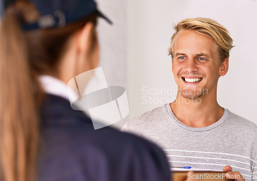 Image of Smile, couple and toast with alcohol on yacht at sea in celebration of vacation, travel or summer holiday on ship. Man, woman or cheers with beer on boat outdoor for journey, cruise or drink at party