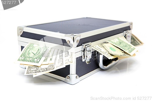 Image of case full of dollars