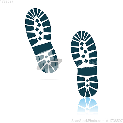 Image of Boot Print Icon