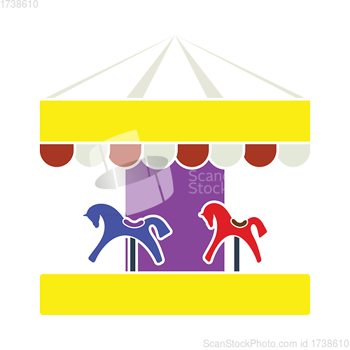 Image of Children Horse Carousel Icon