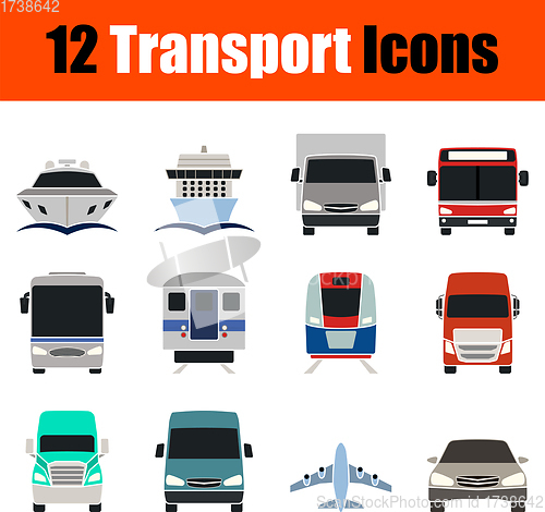 Image of Transport Icon Set