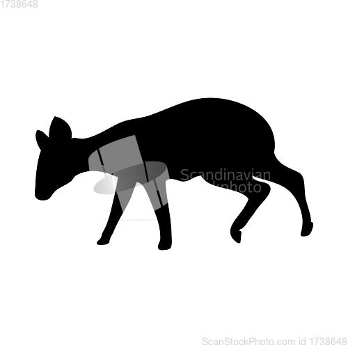 Image of African Deer Silhouette