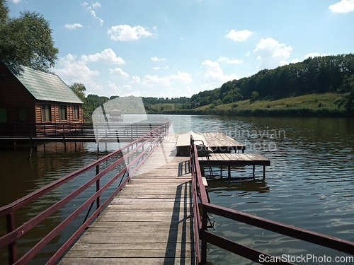 Image of houses on the water