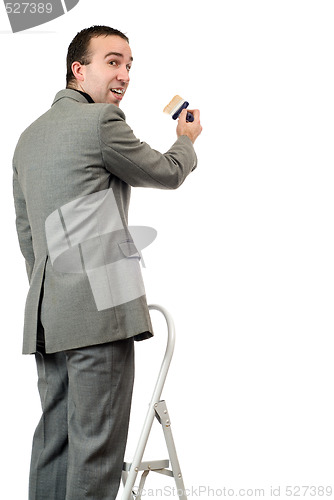 Image of Painting Businessman