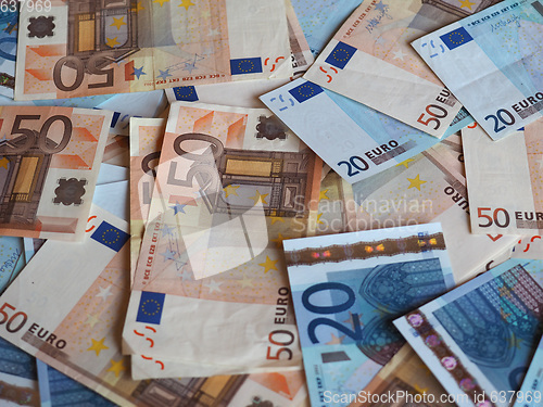 Image of Euro (EUR) notes, European Union (EU)