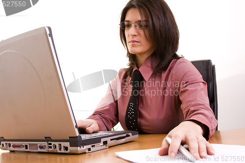 Image of businesswoman working 