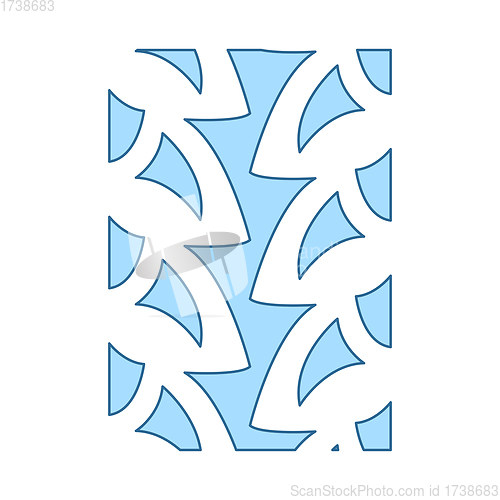 Image of Bike Tyre Print Icon