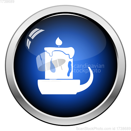 Image of Candle In Candlestick Icon