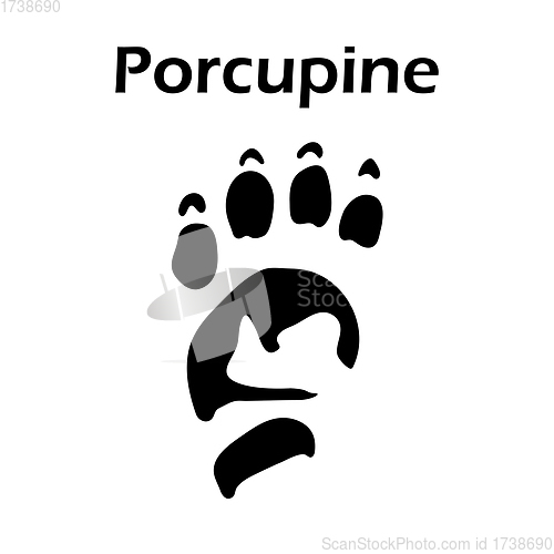 Image of Porcupine Footprint