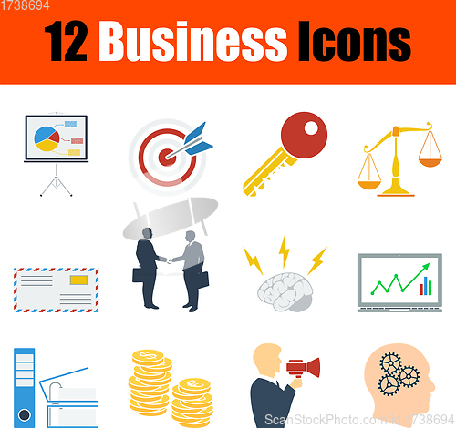 Image of Business Icon Set