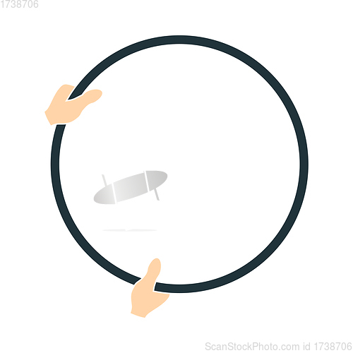 Image of Icon Of Hand Holding Photography Reflector