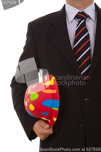 Image of businessman with new year hat