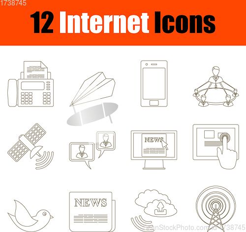 Image of Internet Icon Set