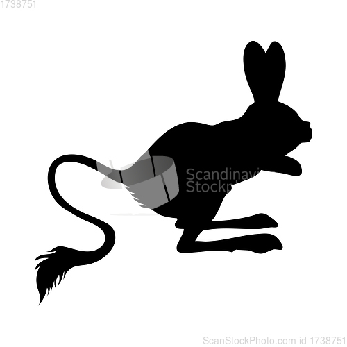 Image of Big Jerboa Silhouette