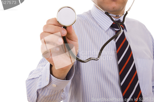 Image of stethoscope in the doctor hand