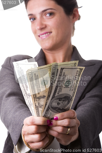 Image of showing the money