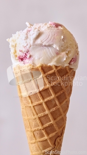 Image of fresh ice cream scoop