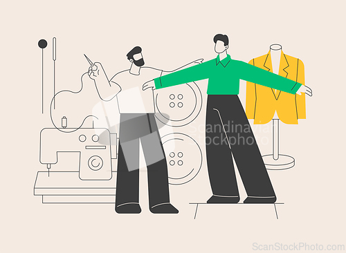 Image of Men style and fashion abstract concept vector illustration.