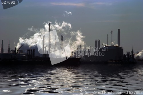 Image of Industry Over Water