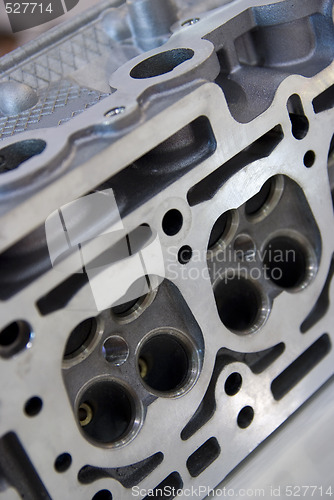 Image of Detail of engine block