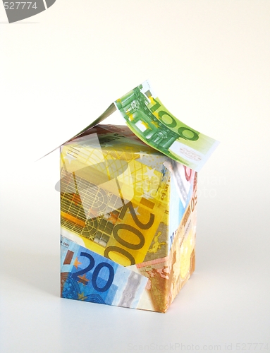 Image of EURO money - house