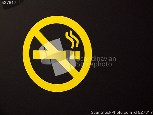 Image of No smoking sign