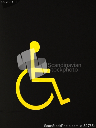 Image of wheel chair access sign