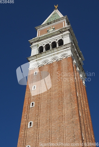 Image of St Mark campanile in Venice