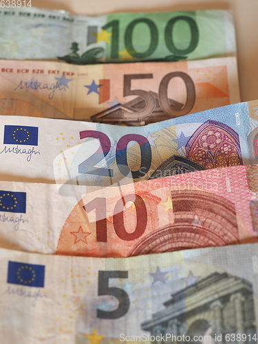 Image of Euro (EUR) notes, European Union (EU)