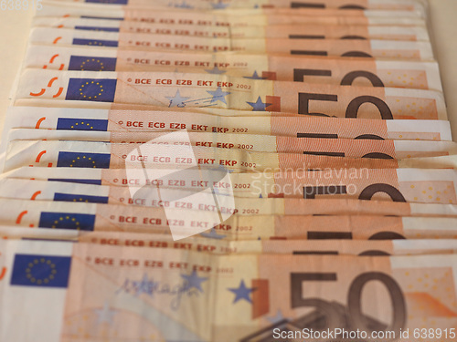 Image of Euro (EUR) notes, European Union (EU)